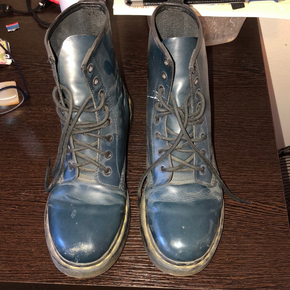 BLUE DR. MARTENS